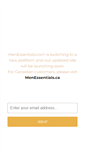 Mobile Screenshot of menessentials.com